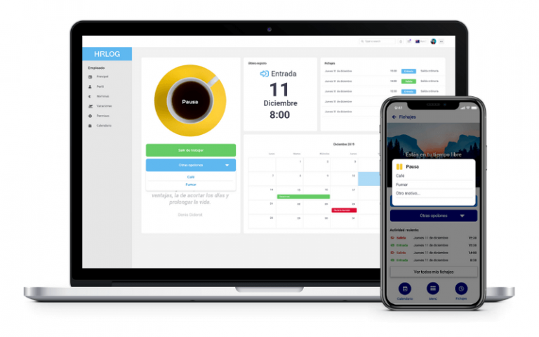 HRLOG aplicación de fichajes