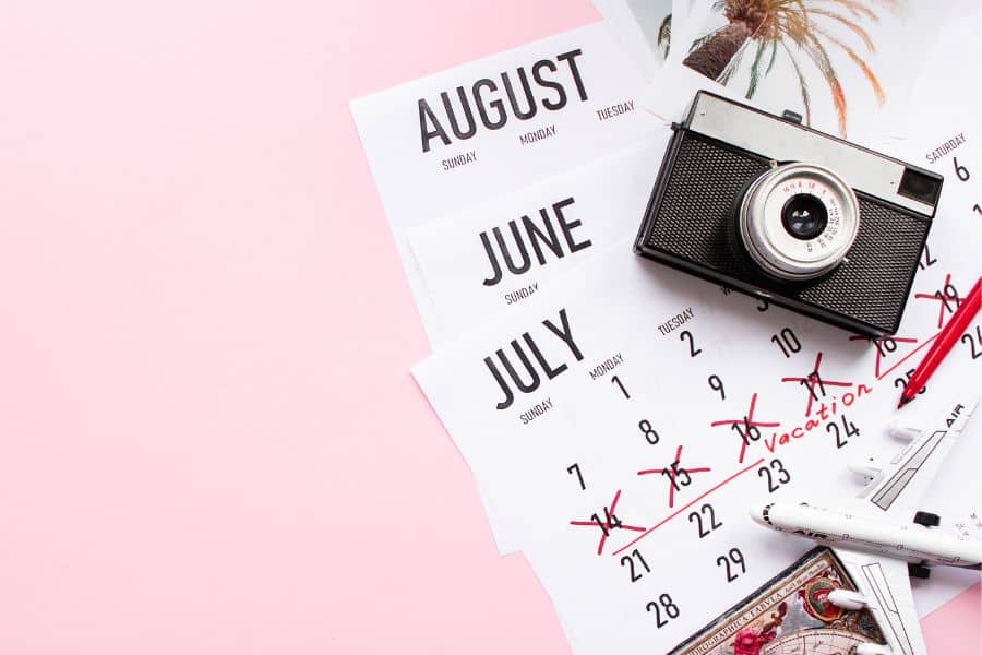 como hacer un calendario de vacaciones de empleados en excel